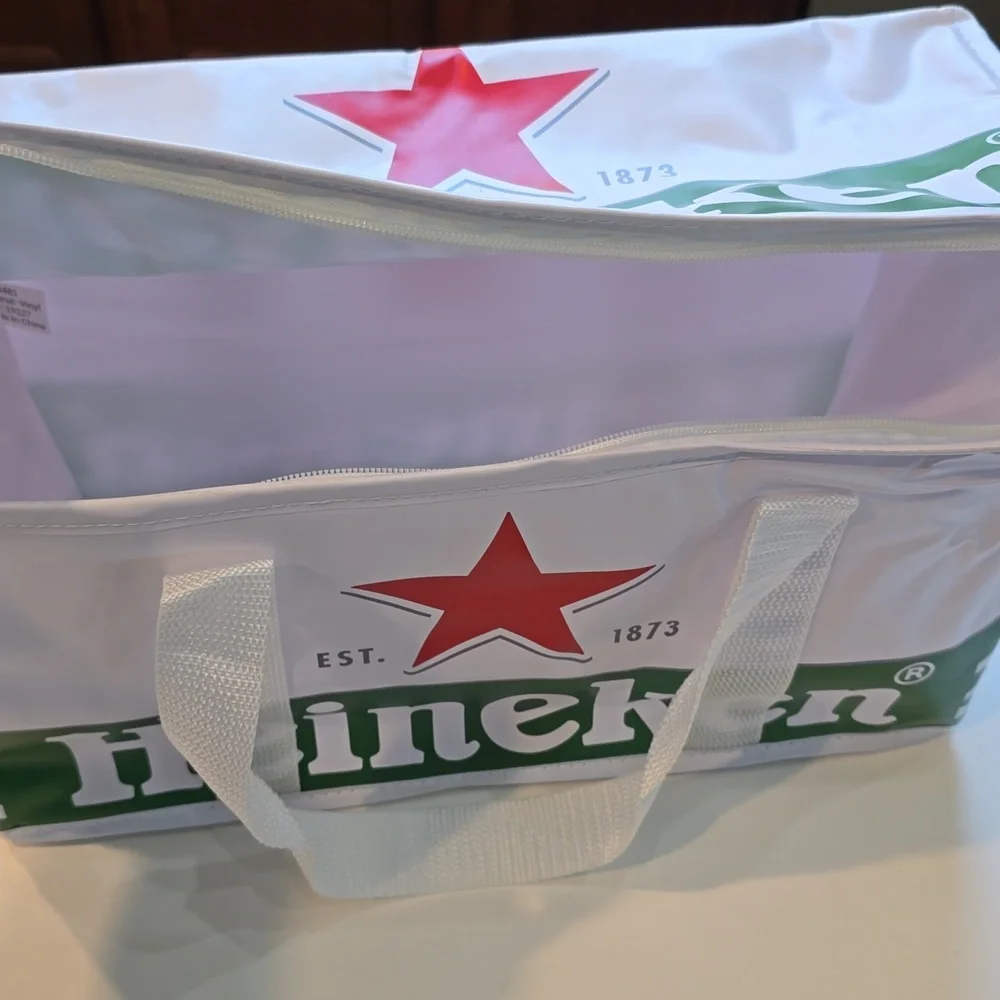 RARE Heineken Insulated Vinyl Travel Tote